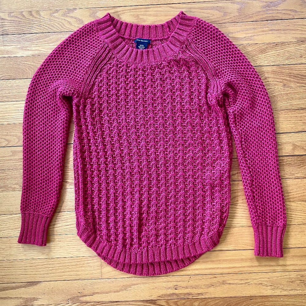 NWOT Calvin Klein Chunky Knit Sweater, Size Small
